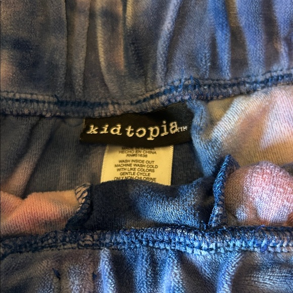 Tie-Dye Hoodie and Joggers Set Sweatsuit Tracksuit Ultra Soft Girls M - Picture 10 of 11